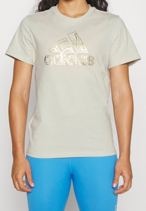 Camiseta estampada - beige