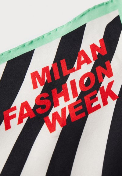 Henrik Vibskov THE ORCHESTRA SCARF UNISEX - Lenço - black/mint