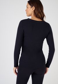 Damart FINE THERMOLACTYL SENSITIVE COL ROND - Langarmshirt - noir