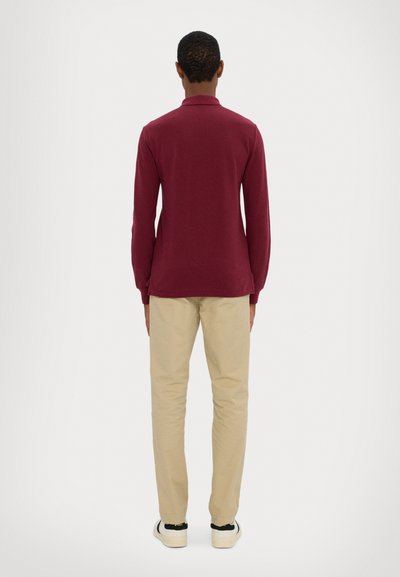 Polo Ralph Lauren LONG SLEEVE - Tops ar garām piedurknēm - vintage port heather