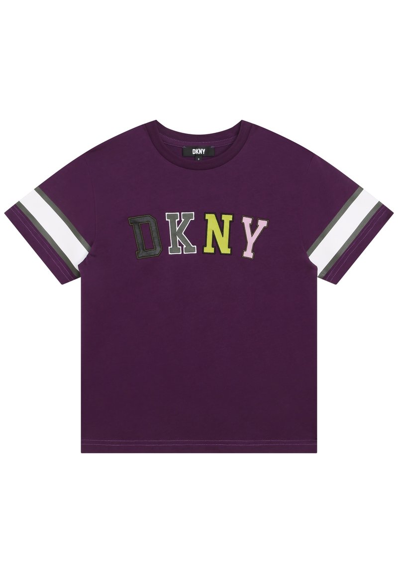 DKNY T-shirt print paars