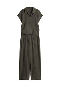 MID RISE CROPPED WIDE FIT CRASH - Tuta jumpsuit - olive leaf