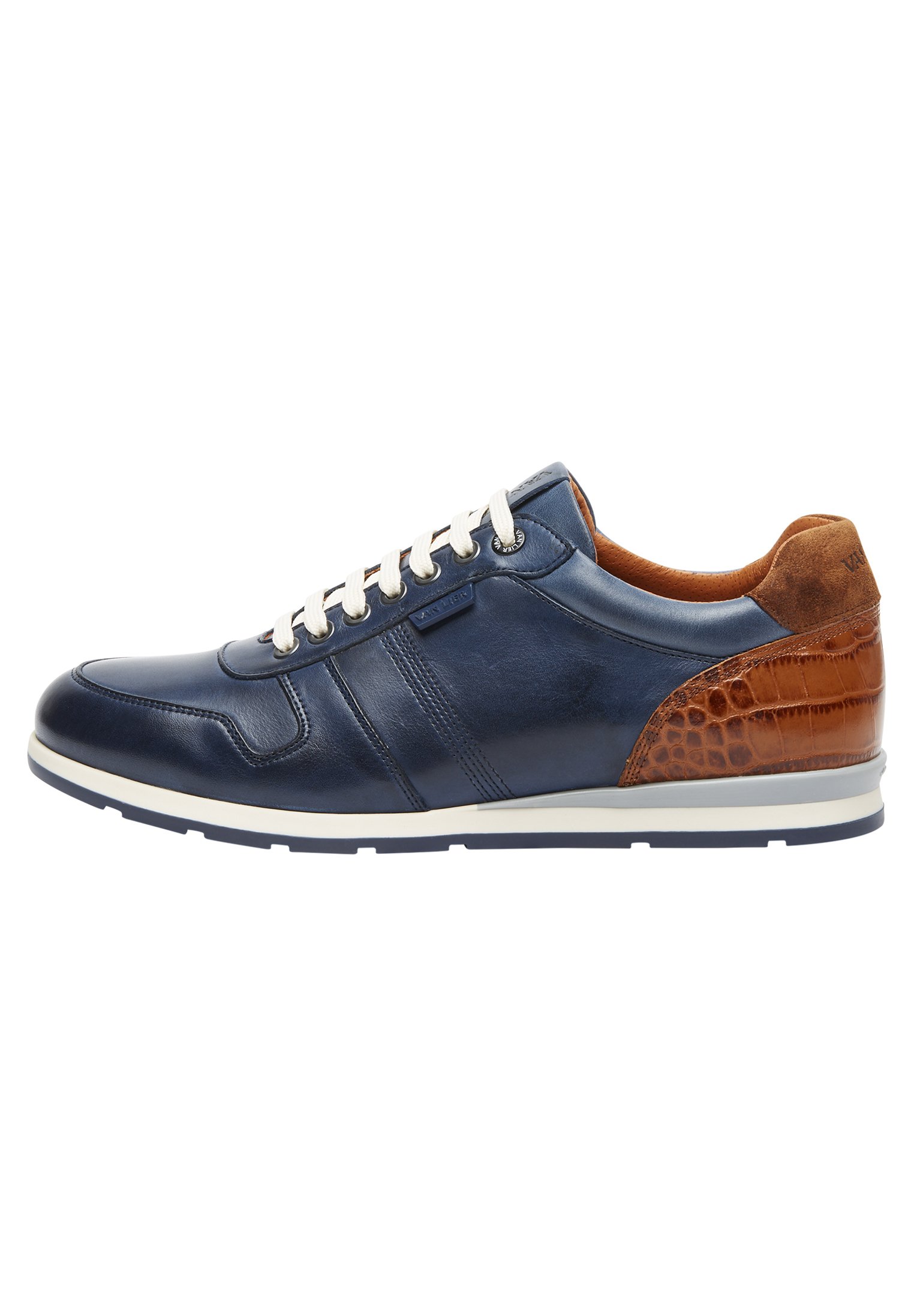 Davinci sneaker in blauw nubuck | Van Lier Outlet