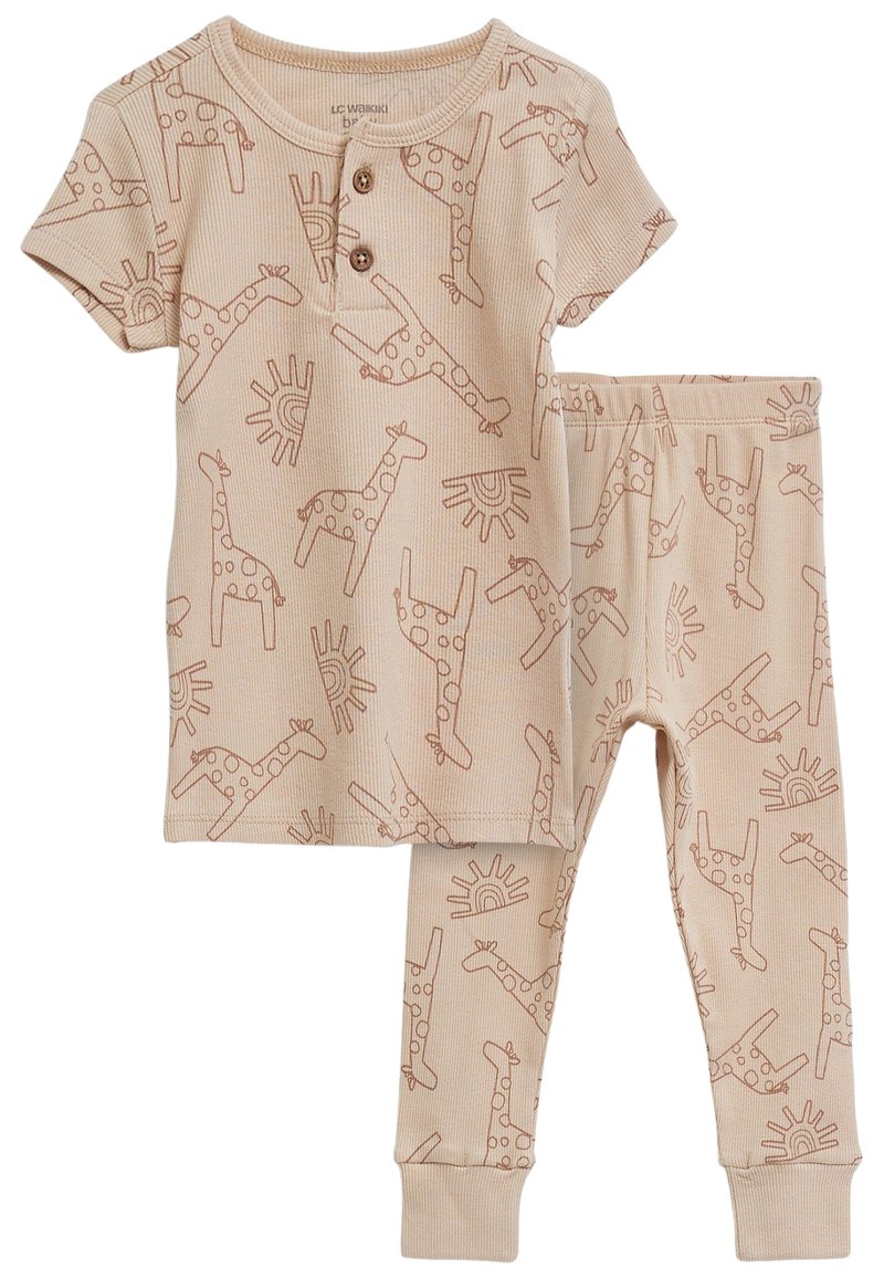 Kinder Wäsche | LC Waikiki SET Nachtwäsche Set beige - JX92137 Kinder Wäsche | LC Waikiki SET Nachtwäsche Set beige - JX92137