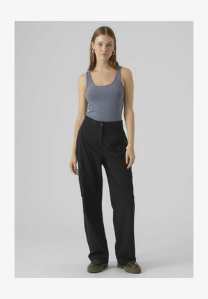 VERO MODA Vmmaxi My Soft Tank Top Stripe Jrs - Canotta Morbida A Righe Per Donna