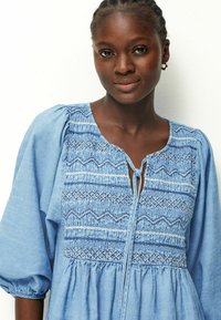 Next Jeansklänning - blue