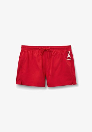 IUMAN Intimissimi, SOLID-COLOUR WITH BOTTLE OPENER - Badeshorts - red