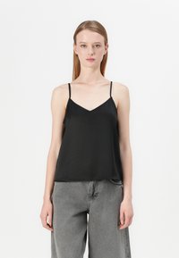 Vero Moda VMMERLE SINGLET - Topper - black