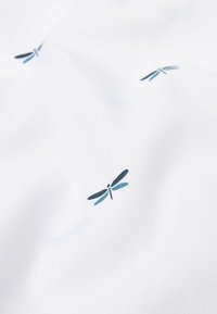 Next EASY IRON PRINTED OXFORD REGULAR FIT - Ing - white blue dragonfly