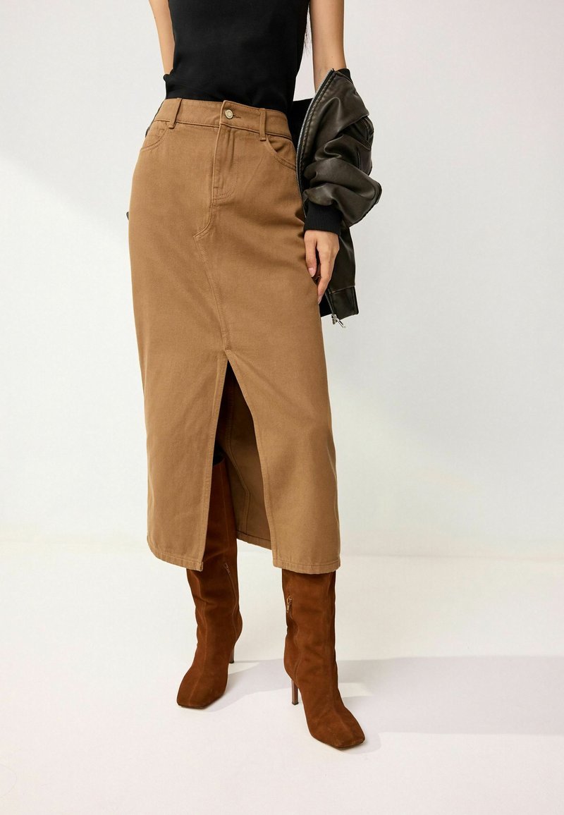 Next REGULAR FIT - Jupe longue - rust brown