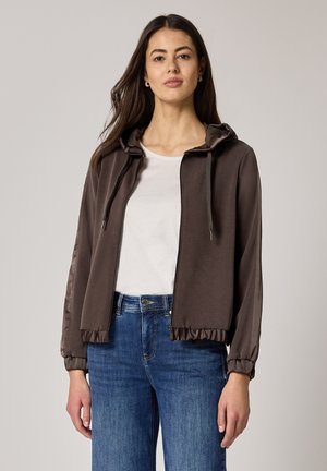 Street One HOODIE  - Sweat zippé - braun