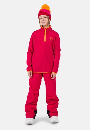 HALF-ZIP - Fleecetröja - ruby red