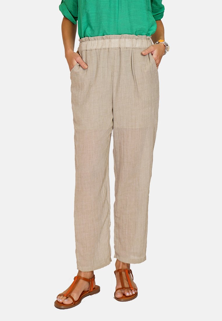 Le Jardin Du Lin Broek beige