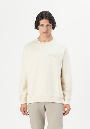 Replay LOGO CREW NECK - Sweatshirt - natural rope