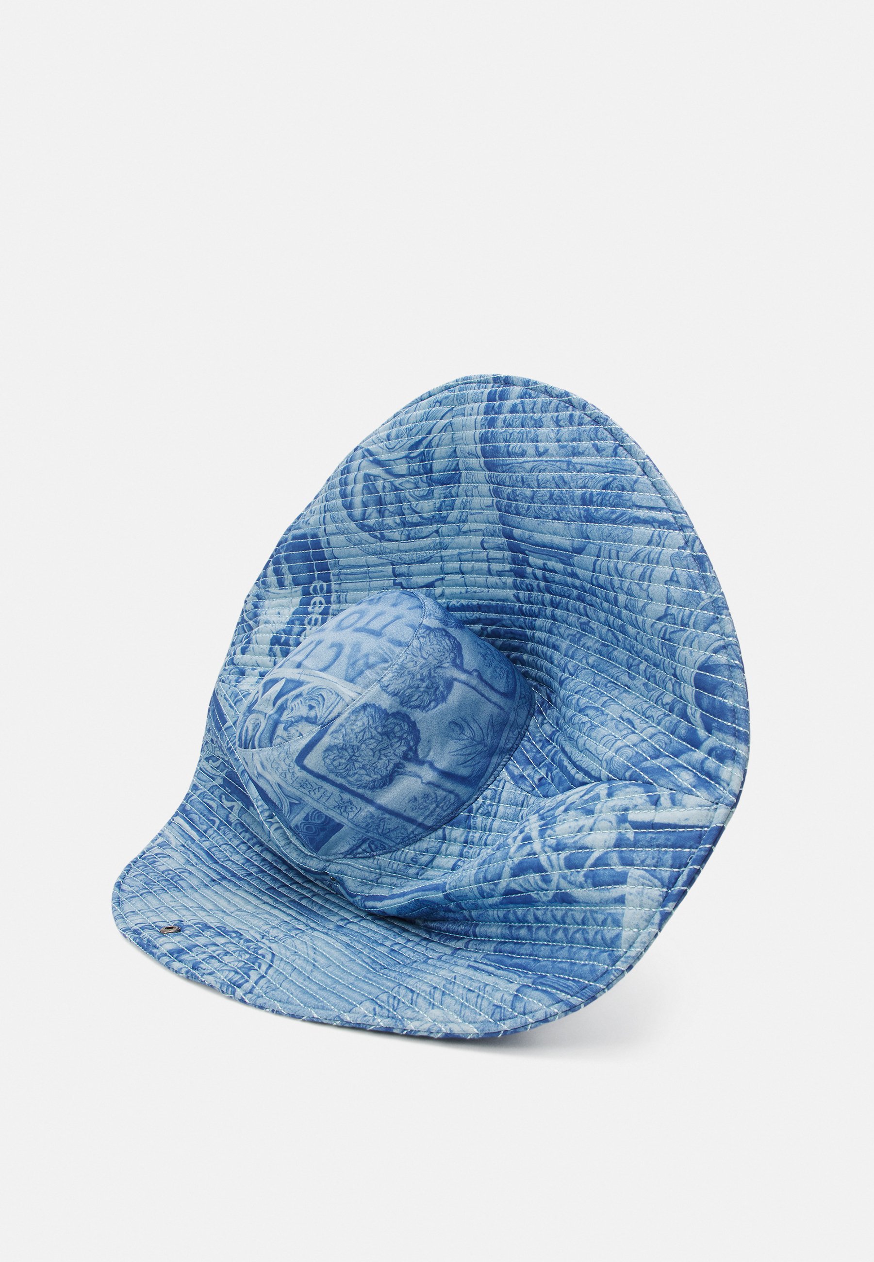 chanel denim bucket hat