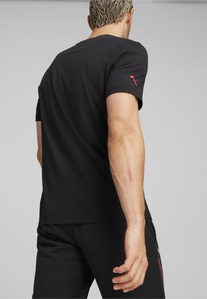 LOGO - Camiseta estampada - puma black