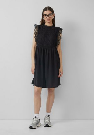 KURZES - Freizeitkleid - schwarz
