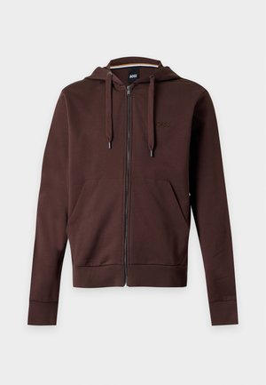 BOSS, SILVA - Sweat zippé - dark brown