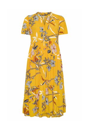 Yours Clothing, PLUS SIZE MAXI DRESSES - Hverdagskjole - mustard