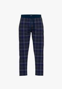 Selected, blau dunkel karo