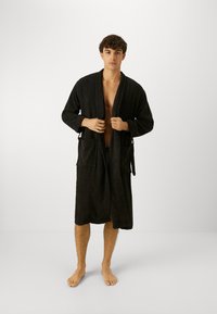 Jack & Jones JACSOLID BATHROBE - Peignoir - black