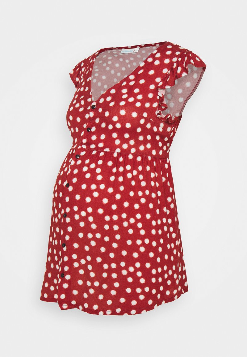 JoJo Maman Bébé Blouse donkerrood