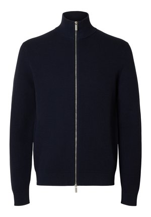 Selected, SLHDANE FULL ZIP - Kardigán - sky captain