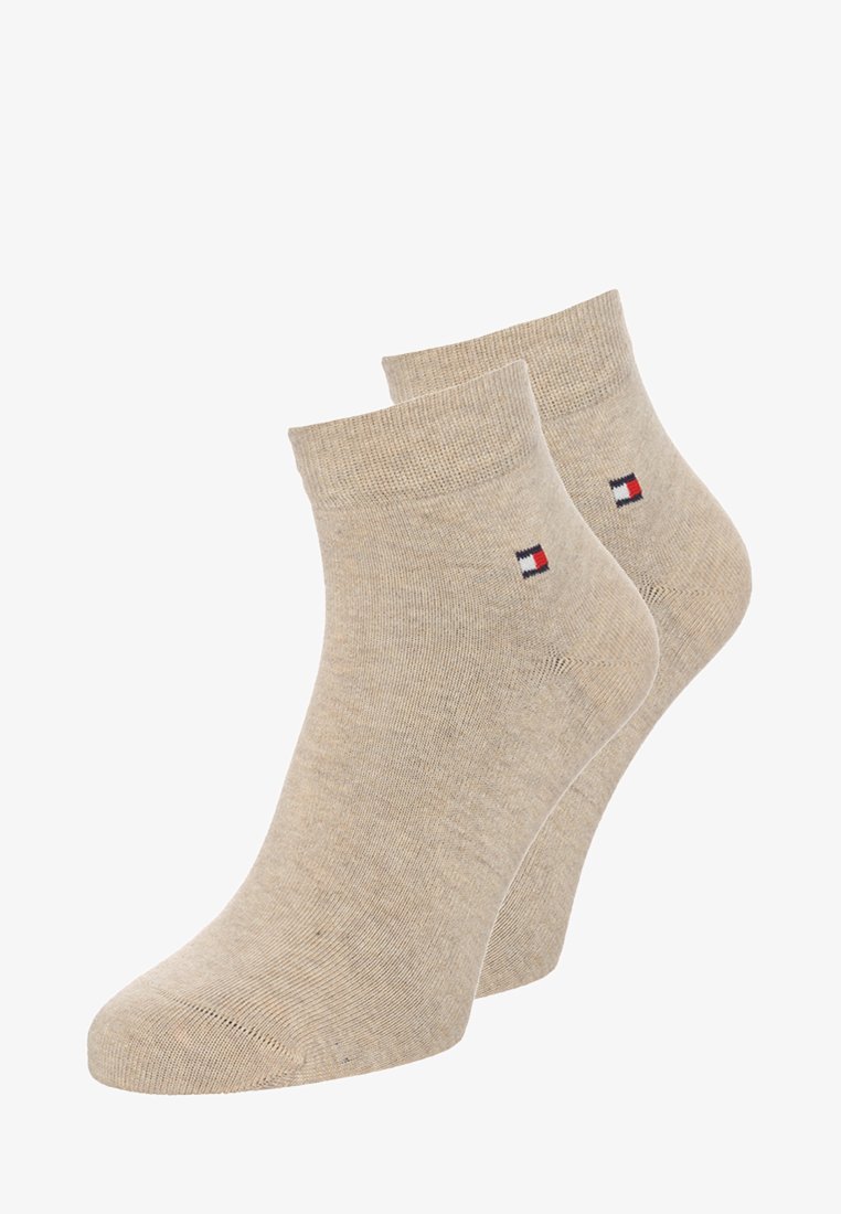 Tommy Hilfiger MEN QUARTER 2 PACK - Sukat - light beige melange