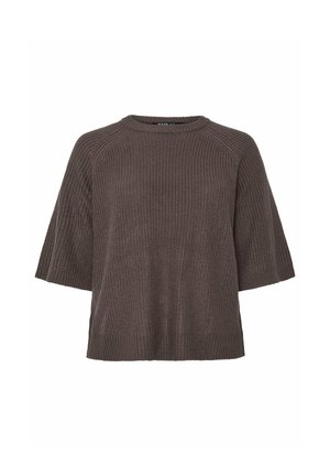 Yours Clothing, PLUS SIZE JUMPERS - Jersey de punto - brown