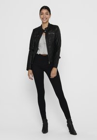 ONLY ONLBANDIT BIKER OTW Kunstlederjacke black/schwarz