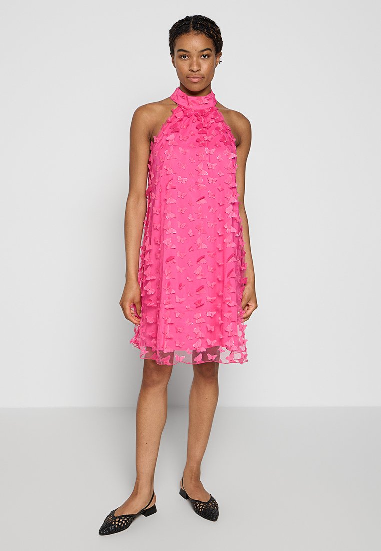 YAS Cocktailjurk donkerroze