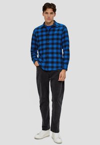 QS Overhemd - royalblau