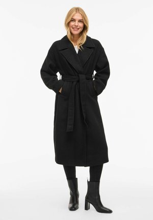 VIFIKKA GÜRTEL - Klasikinis paltas - black