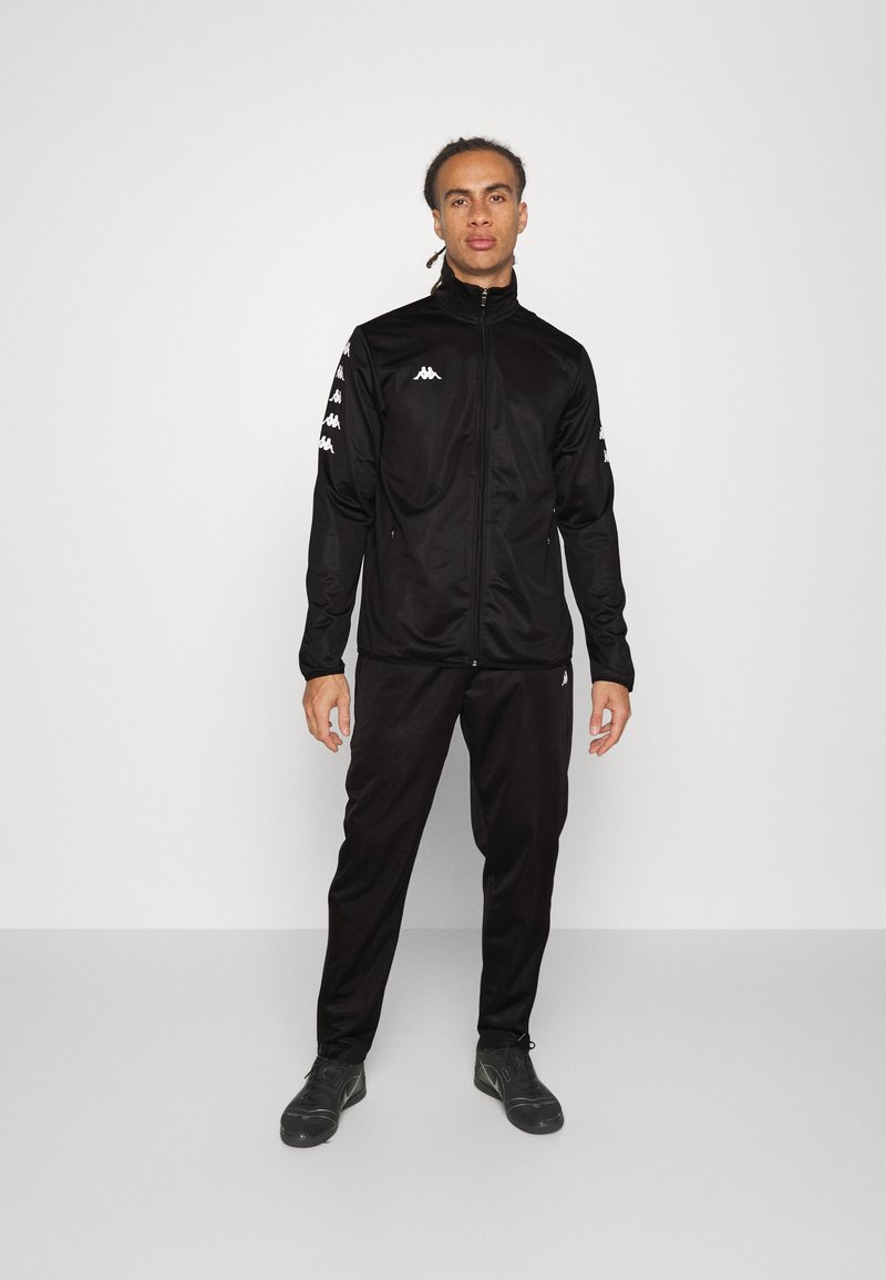 Kappa TRACKSUIT Tracksuit caviar/black Zalando.co.uk