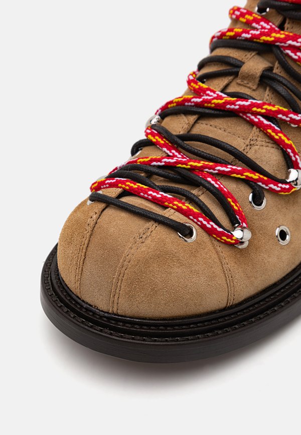 OLIVER - Lace-up ankle boots - beige3