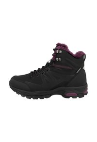 HI-TEC - JACKDAW - Hiking shoes - black burgundy Thumbnail Image 1