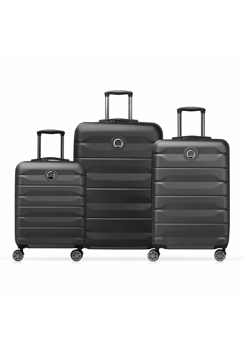 Delsey Paris AIR ARMOUR 4 ROLLEN 3-TEILIG 3 PACK - Trolley - schwarz