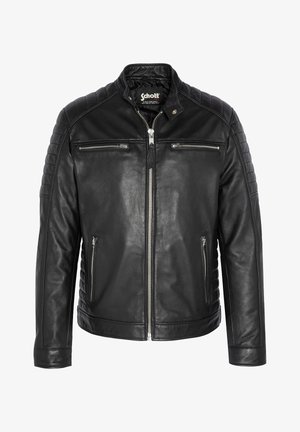 MOTARD - Leather jacket - noir