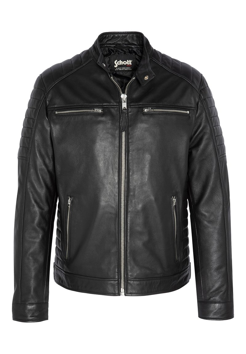 Schott MOTARD - Leather jacket - noir