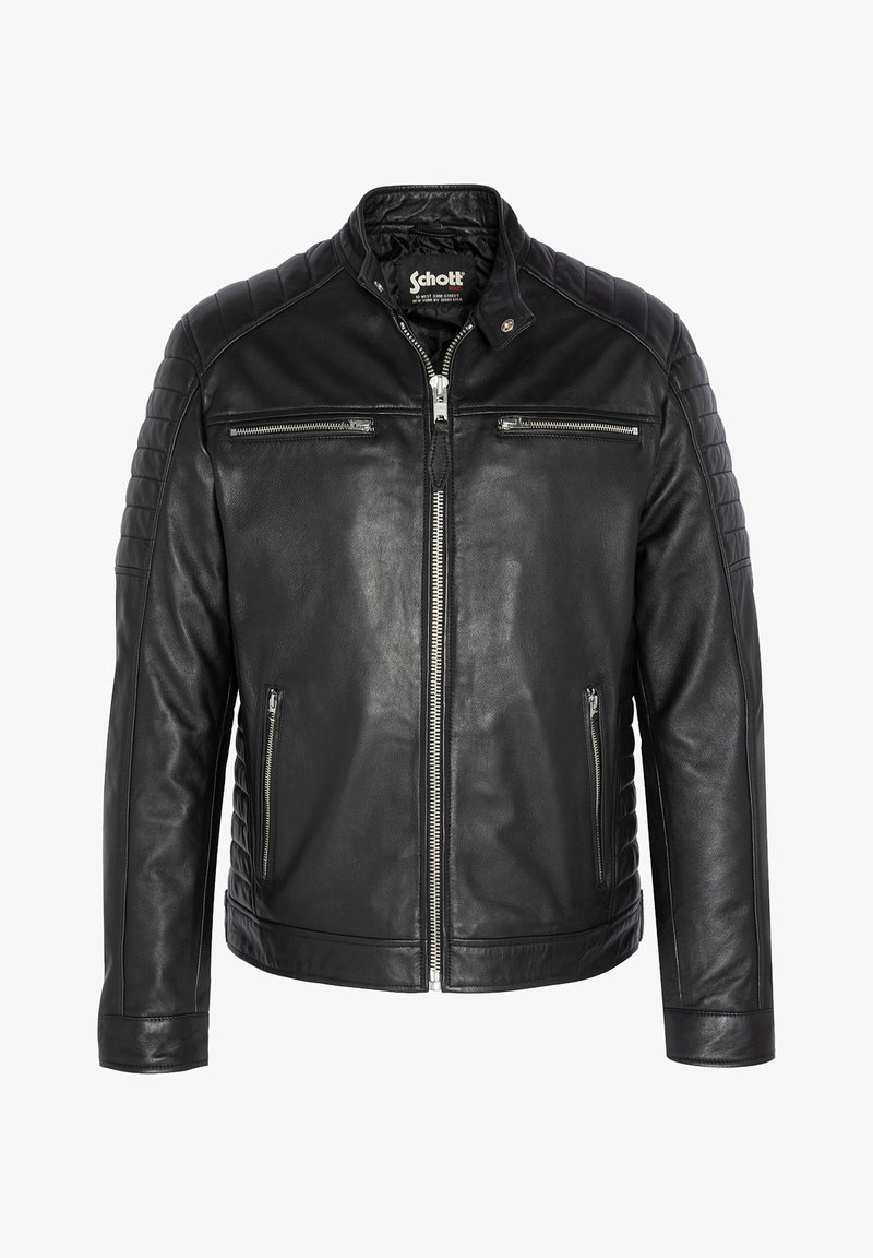 Schott MOTARD - Leather jacket - noir
