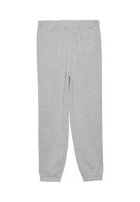 Grijze sweatpants van een zachte katoenmix, met een elastische tailleband en elastische boorden bij de enkels voor een slim fit.