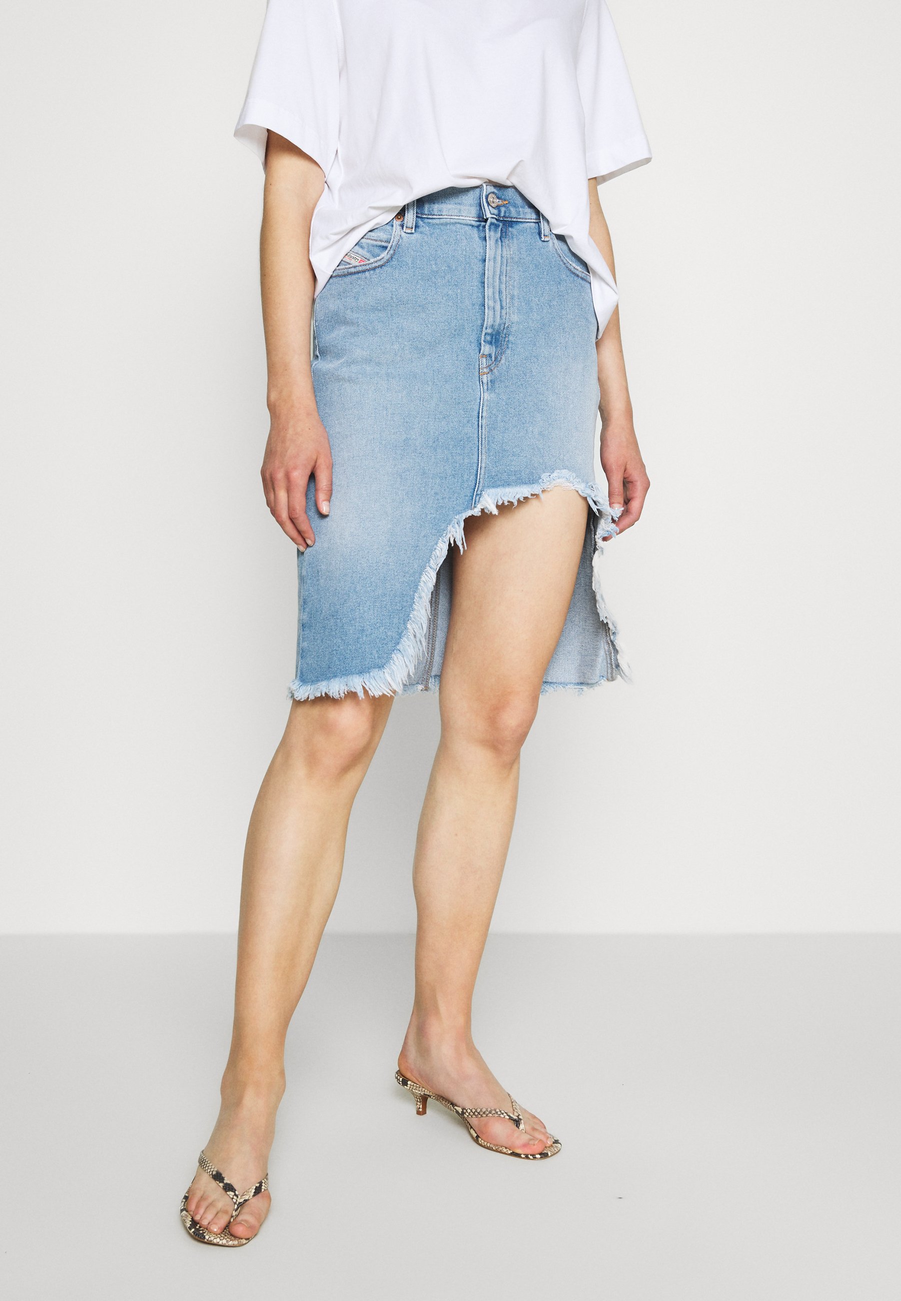 diesel denim skirts uk
