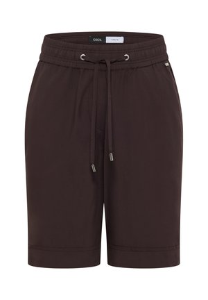 Cecil, HIGH-WAIST WIDE-LEG SHORTS IN A LOOSE FIT - Shorts - brown cacao