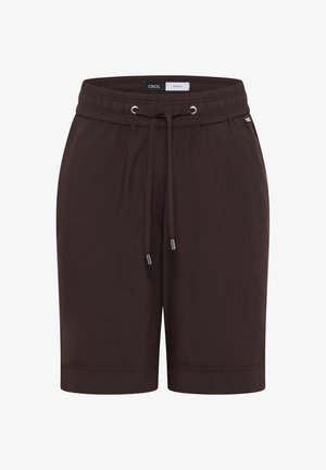 Cecil, HIGH-WAIST WIDE-LEG SHORTS IN A LOOSE FIT - Shorts - brown cacao