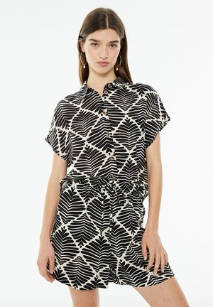 Overhemdblouse - black