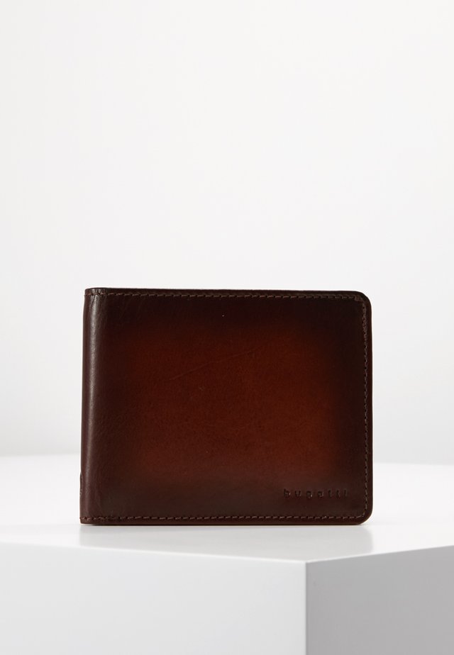 DOMUS RFID WALLET WITH FLAP - Geldbörse - cognac