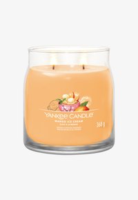 Yankee Candle SIGNATURE MEDIUM JAR MANGO ICE CREAM - Duftkerze - orange
