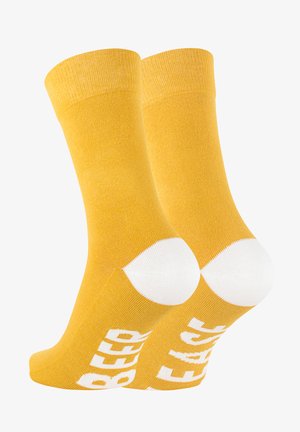 Clark Crown UNDER-STATEMENT MIT WITZIGEN SPRÜCHEN - Socken - beer please