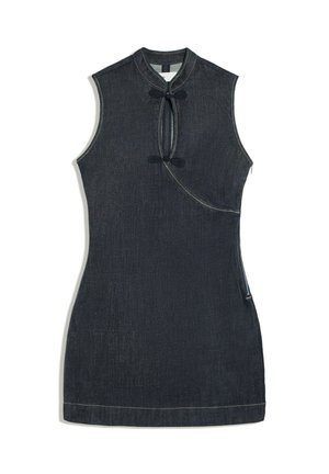 Bershka, DENIM MINI DRESS - Robe en jean - royal blue