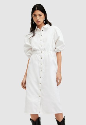 AllSaints Vestido vaquero - chalk white